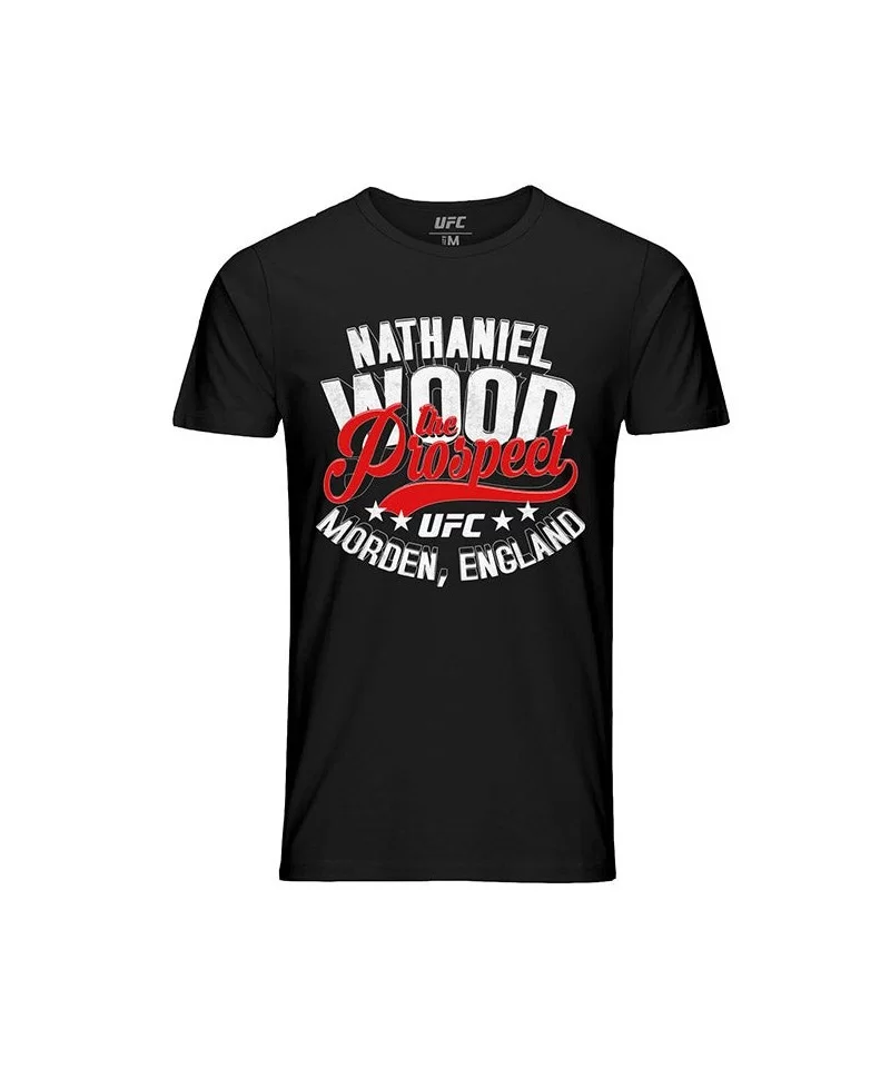 Men's UFC Nathaniel "The Prospect" Wood Vintage Graphic T-Shirt - Black $12.04 MEN'S