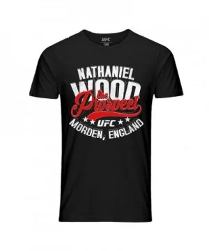 Men's UFC Nathaniel "The Prospect" Wood Vintage Graphic T-Shirt - Black $12.04 MEN'S