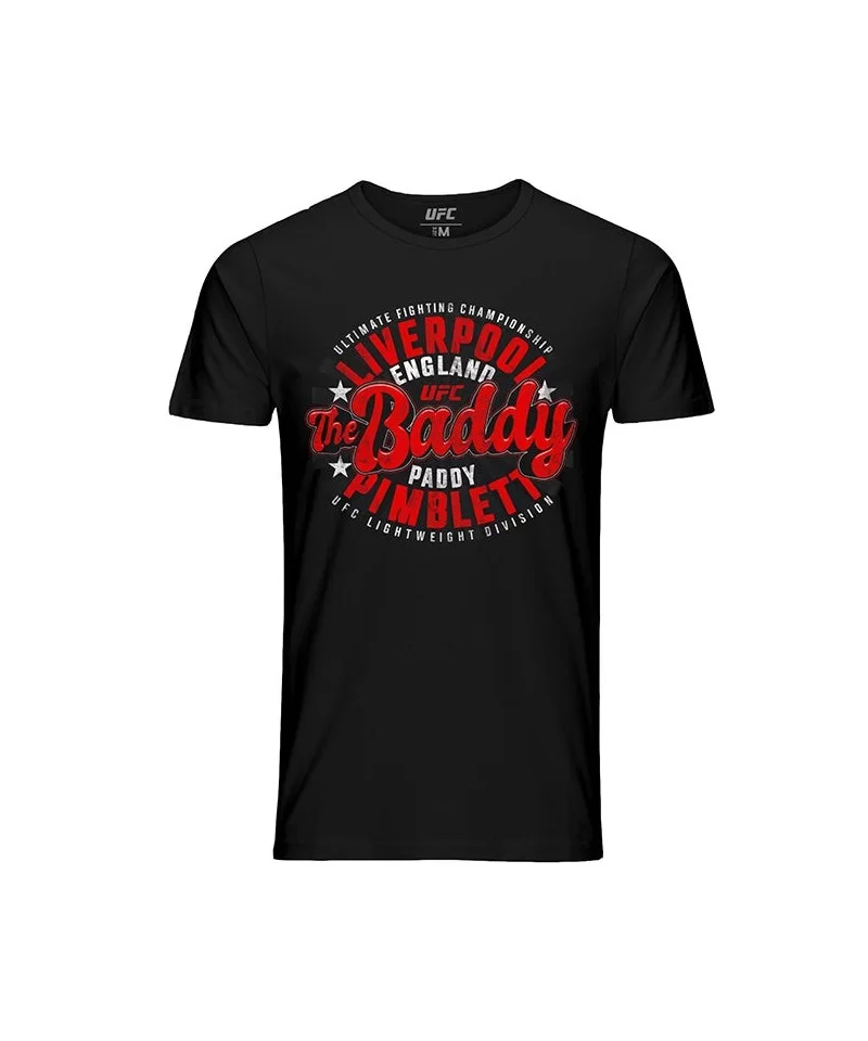 Men's UFC Paddy "The Baddy" Pimblett Crest T-Shirt - Black $13.16 MEN'S