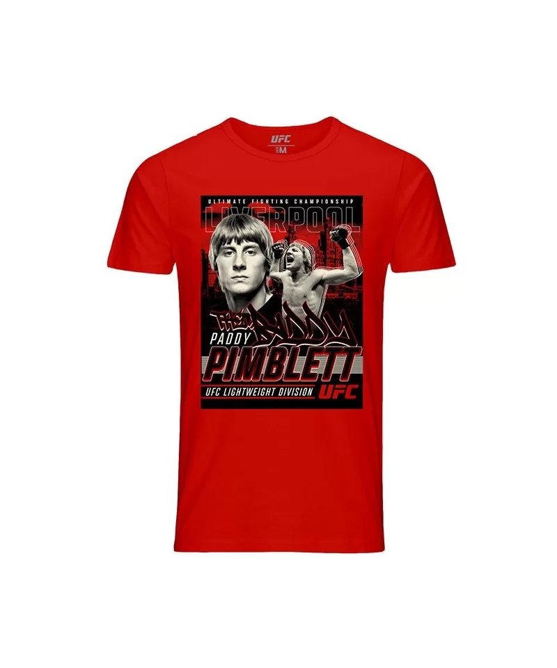 Men's UFC Paddy "The Baddy" Pimblett Liverpool T-Shirt - Red $12.60 MEN'S