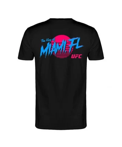 Men's UFC Colby "Chaos" Covington King of Miami T-Shirt - Black $9.80 MEN'S