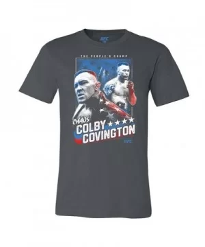 Men's UFC Colby Covington T-Shirt - Grey $11.48 MEN'S