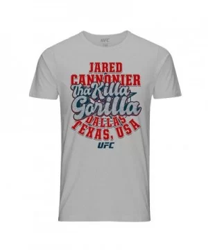 Men's UFC Jared "The Killa Gorilla" Cannonier Old School Graphic T-Shirt - Warm Grey $10.64 MEN'S