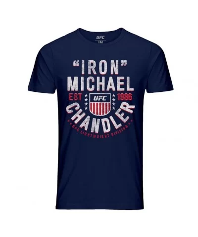 Men's UFC Michael "Iron" Chandler Est 86 Graphic T-Shirt - Navy $12.32 MEN'S