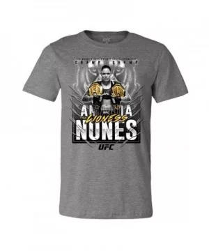 Men's UFC Amanda "The Lioness" Nunes T-Shirt - Grey $10.08 MEN'S