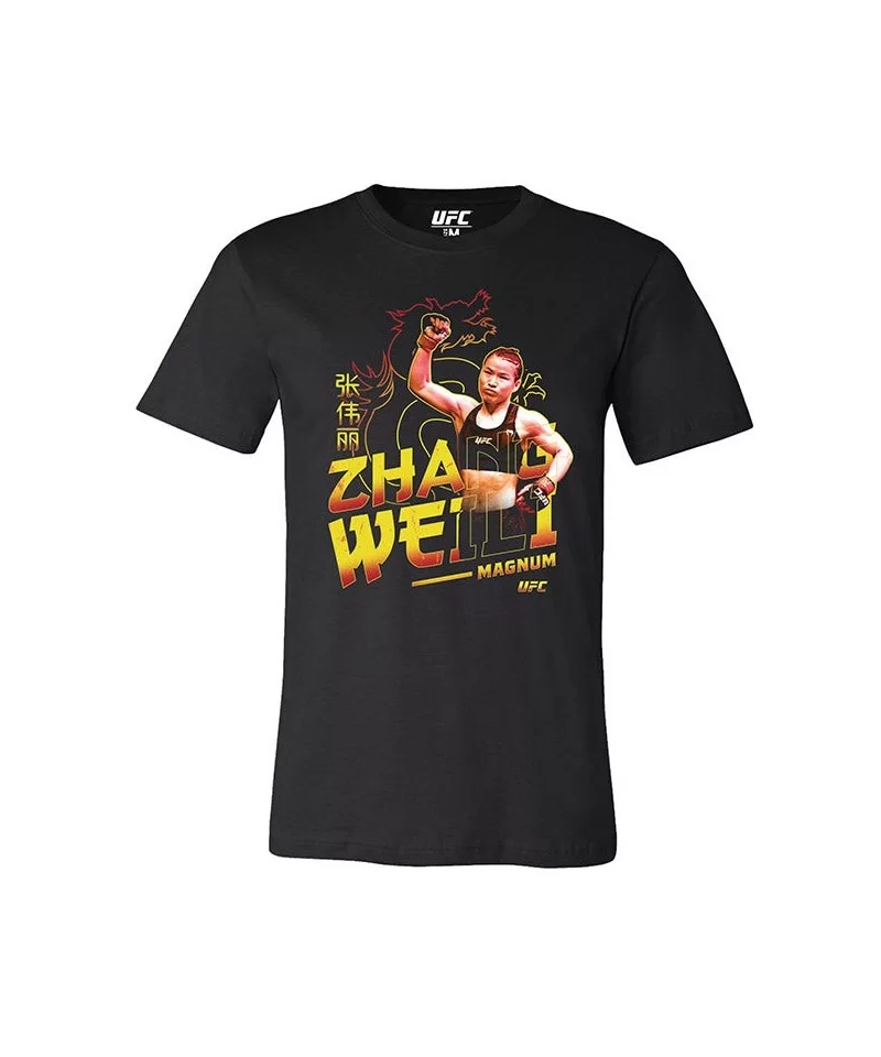 Men's UFC Zhang "Magnum" Weili T-Shirt - Black $9.80 MEN'S