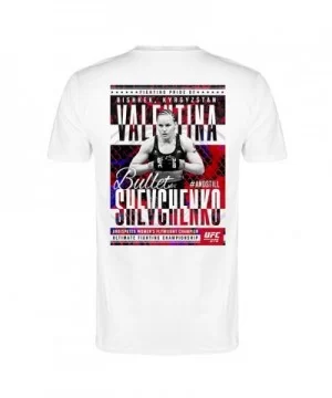 Men's UFC Valentina "Bullet" Shevchenko UFC 275 Champ T-Shirt - White $14.00 MEN'S