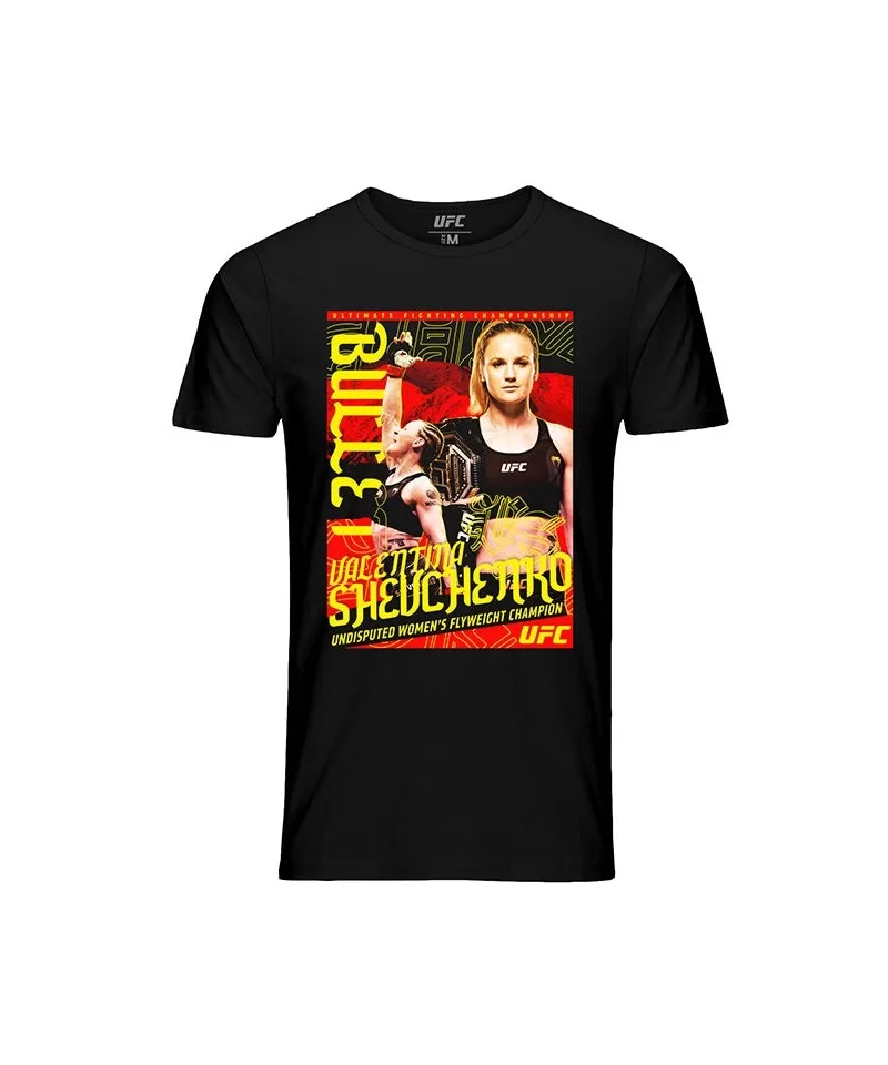 Men's UFC Valentina "Bullet" Shevchenko Photo Graphic T-Shirt - Black $9.52 MEN'S