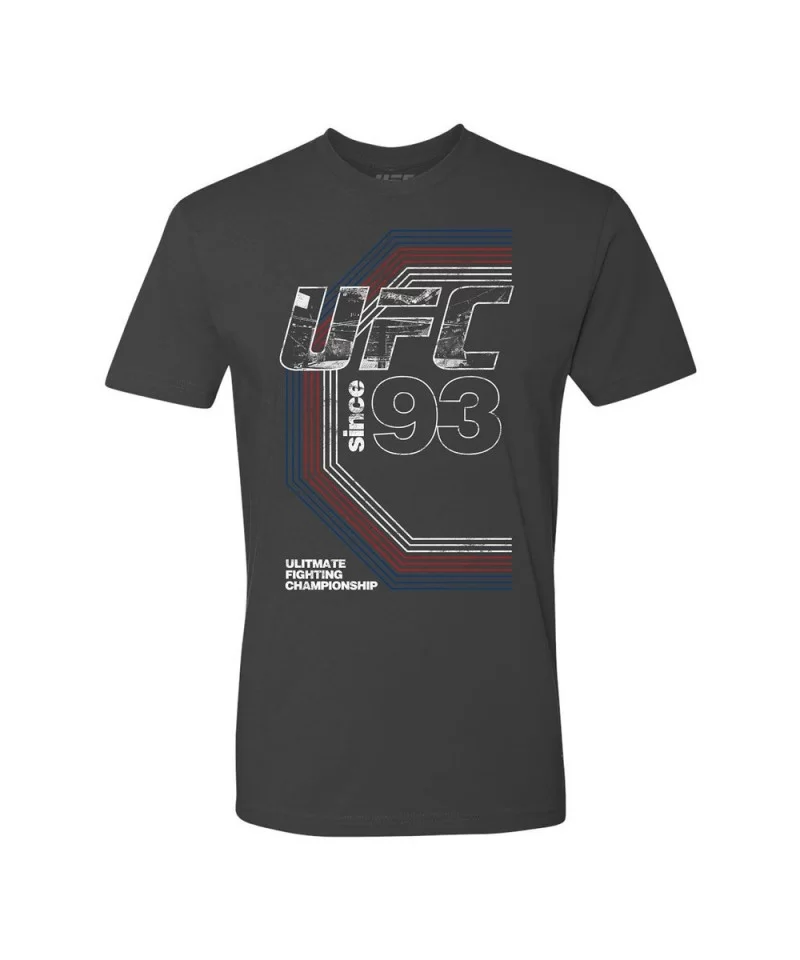 Men's UFC Vintage Track 93 T-Shirt - Grey $7.20 MEN'S