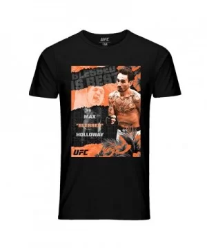 Men's UFC Max "Blessed" Holloway Aloha T-Shirt - Black $8.68 MEN'S