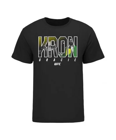 Men's UFC Kron Gracie Graphic T-Shirt - Black $10.36 MEN'S