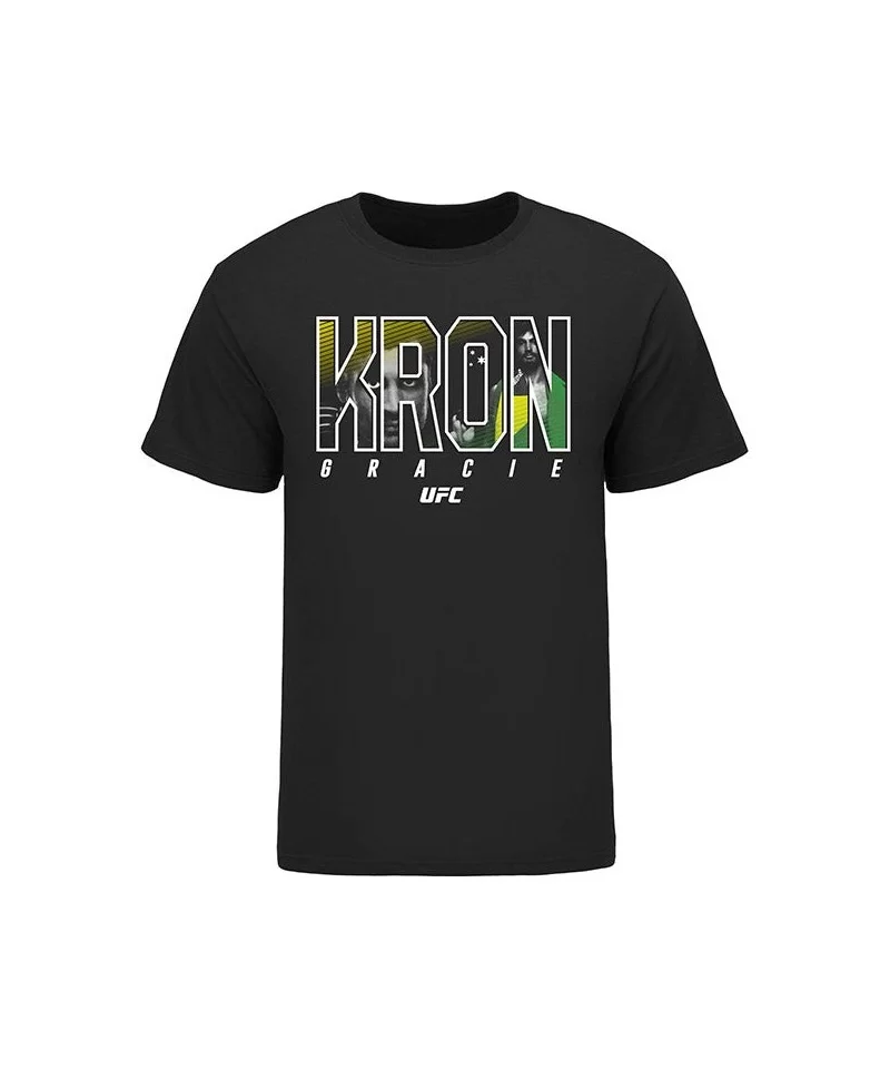 Men's UFC Kron Gracie Graphic T-Shirt - Black $10.36 MEN'S