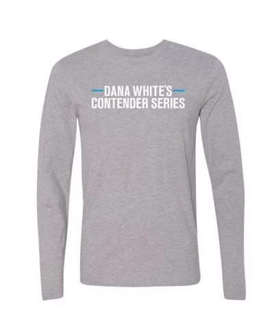 Men’s DWCS Logo Long Sleeve T-Shirt - Heather Grey $8.88 MEN'S