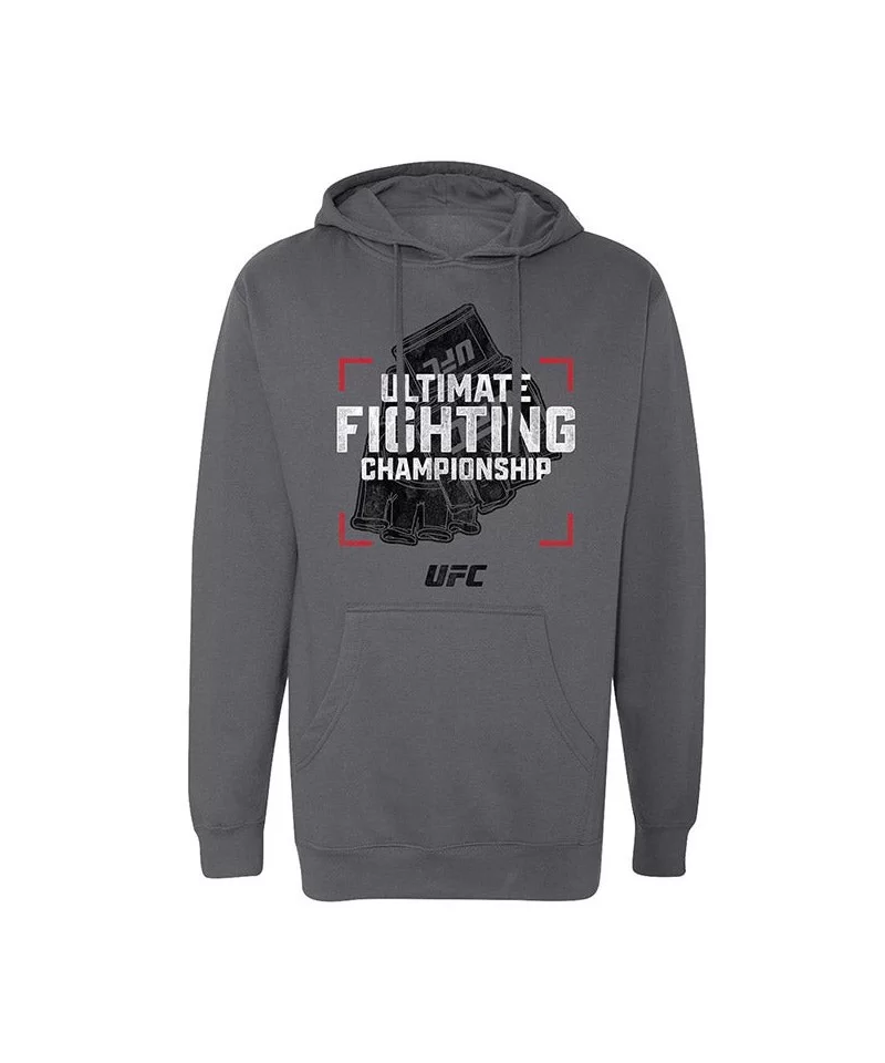 Men's UFC Snapshot Hoodie - Gunmetal Heather $18.48 MEN'S