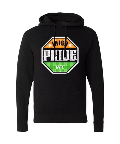 Men's UFC Irish Pride Hoodie - Black $18.24 MEN'S