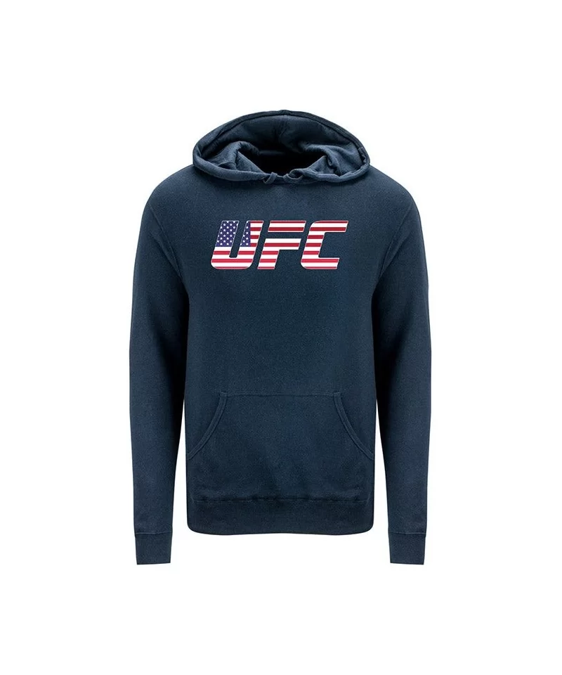 Men's UFC USA Country Logo Hoodie - Navy $14.00 MEN'S