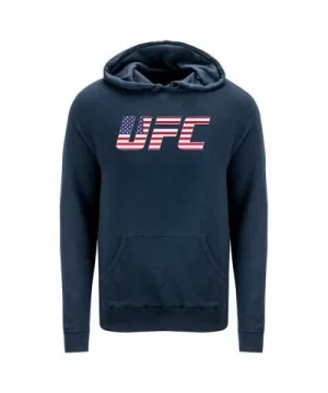 Men's UFC USA Country Logo Hoodie - Navy $14.00 MEN'S