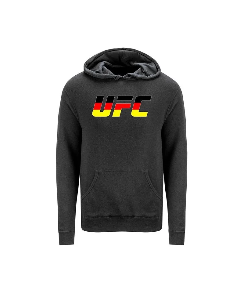 Men's UFC Germany Country Logo Hoodie - Black $16.40 MEN'S