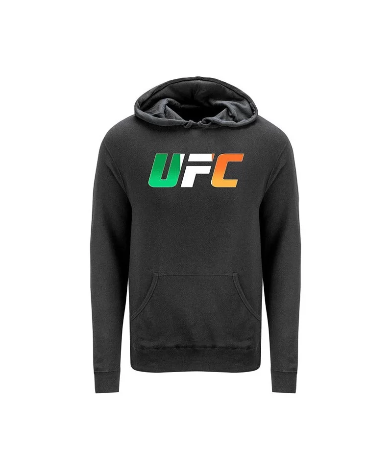 Men's UFC Ireland Country Logo Hoodie - Black $21.12 MEN'S