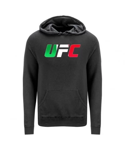 Men's UFC Italy Country Logo Hoodie - Black $20.00 MEN'S