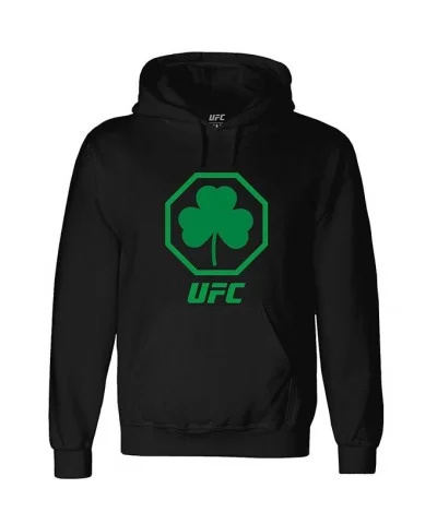 Men's UFC St. Patrick's Day Shamrock Hoodie - Black $15.84 MEN'S