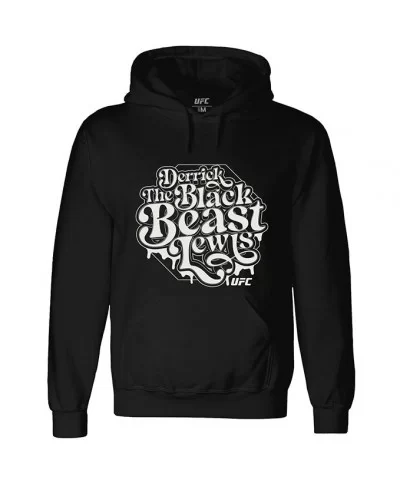 Men's UFC Derrick "The Black Beast" Lewis Retro Beast Hoodie - Black $8.40 MEN'S