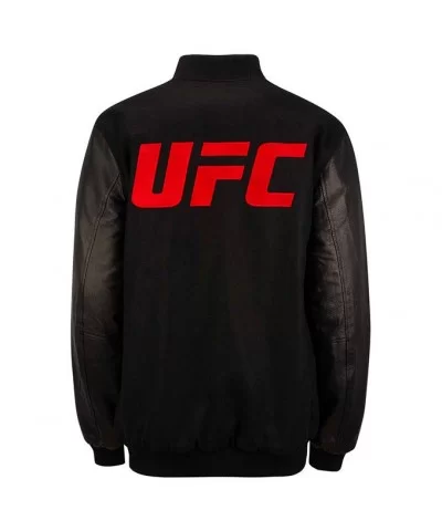 UFC Leather & Wool Reversible Jacket $108.00 MEN'S