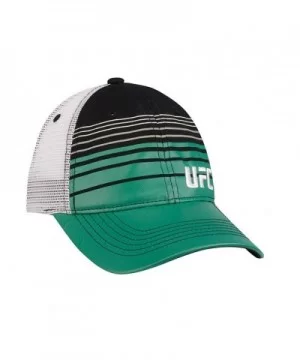 UFC Stripes & Mesh Snapback Hat - Green/White $11.76 MEN'S