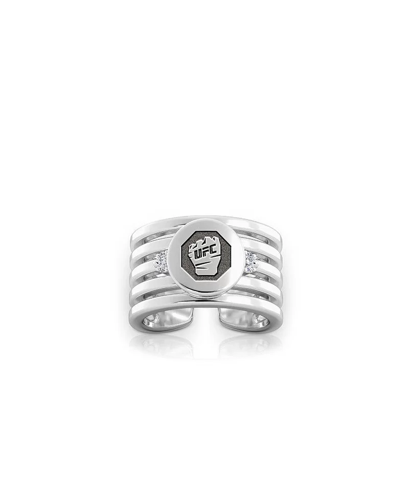 UFC Classics Diamond Cuff Ring in Sterling Silver $62.40 MEN'S