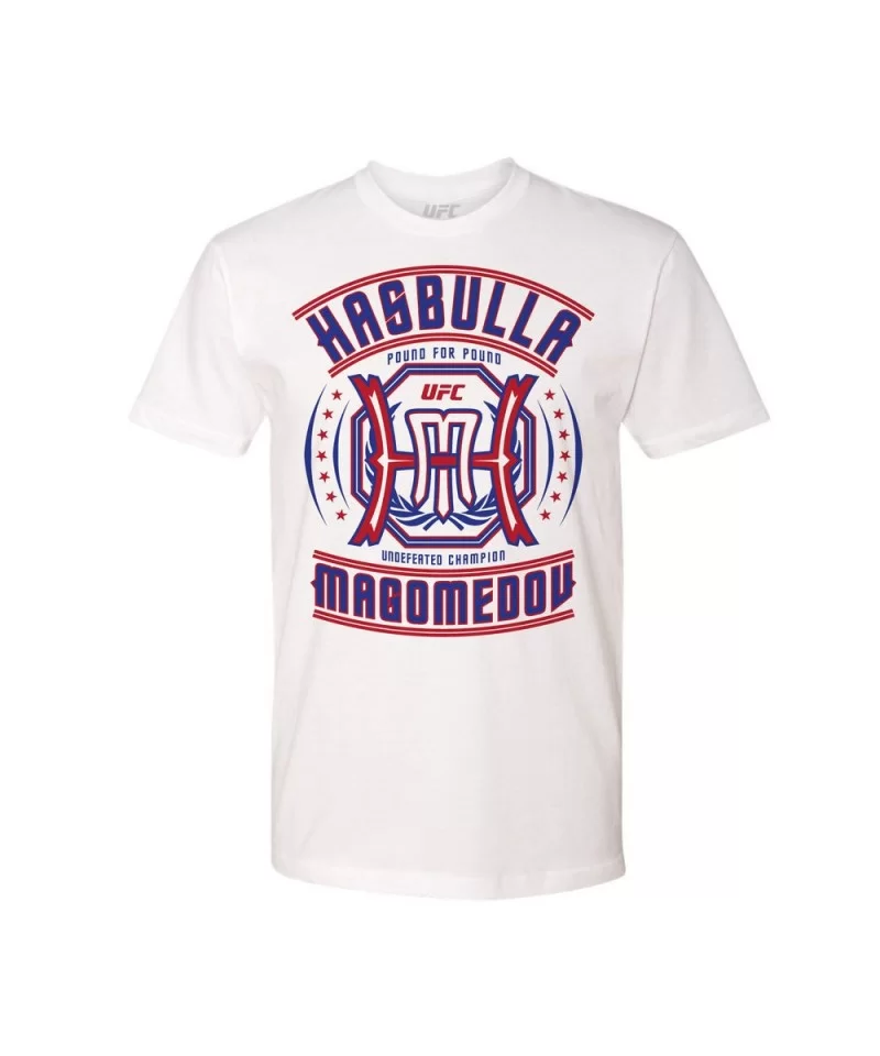 Men's UFC Hasbulla Undefeated T-Shirt - White $8.16 MEN'S