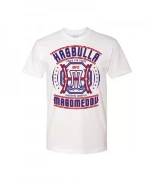 Men's UFC Hasbulla Undefeated T-Shirt - White $8.16 MEN'S