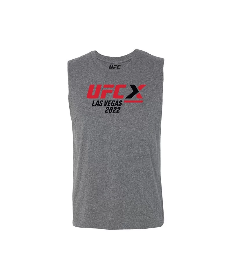 Men's UFC X International Fight Week Muscle T-Shirt - Grey $6.72 MEN'S