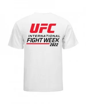 Men's UFC X International Fight Week T-Shirt - White $6.72 MEN'S