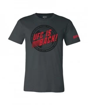 Men's UFC Is Back T-Shirt - Grey $3.44 MEN'S