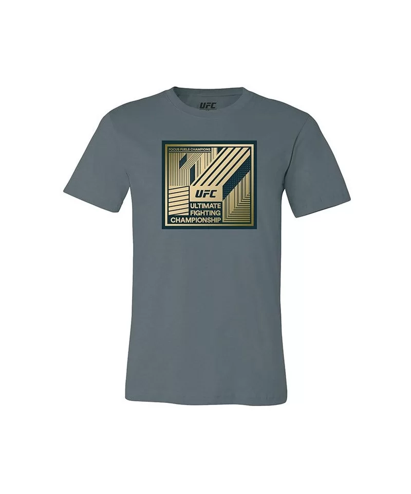 Men's UFC Championship Gold Blocks T-Shirt - Asphalt $8.00 MEN'S