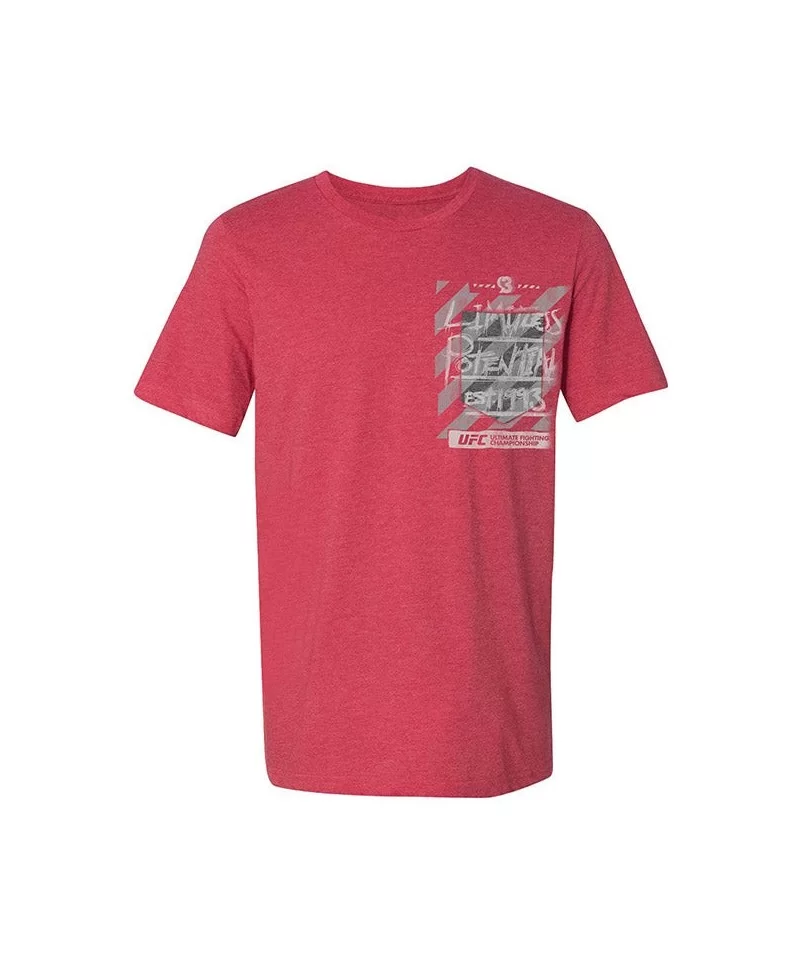 Men's UFC Urban Scrawl Pocket T-Shirt - Red $9.40 MEN'S