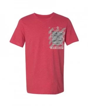 Men's UFC Urban Scrawl Pocket T-Shirt - Red $9.40 MEN'S