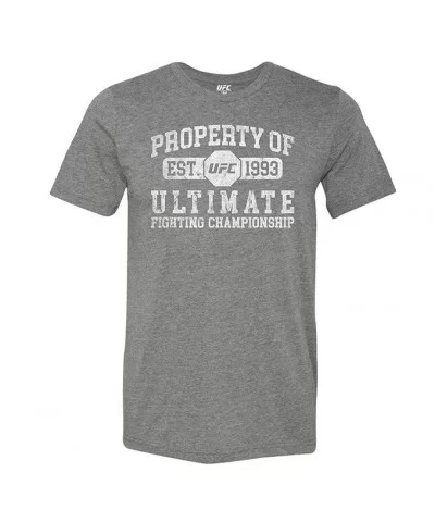 Men's UFC "Property Of" T-Shirt - Deep Heather $5.76 MEN'S