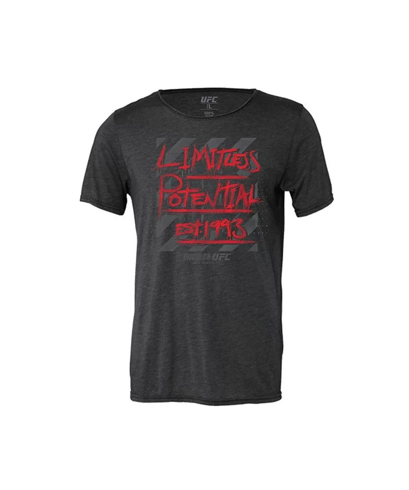 Men's UFC Urban Scrawl Limitless Potential T-Shirt - Grey $7.04 MEN'S