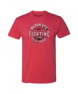 Men's UFC Las Vegas T-Shirt - Red $4.92 MEN'S