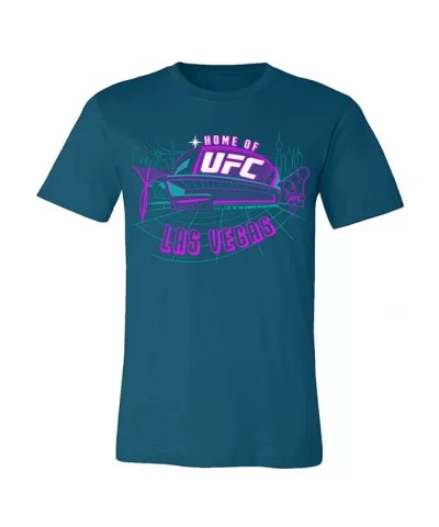 Men's UFC Las Vegas City T-Shirt - Deep Teal $4.44 MEN'S