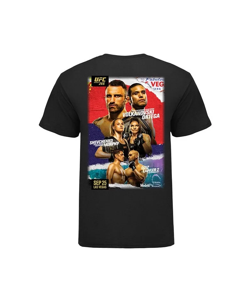 Men's UFC 266 Event T-Shirt - Black $4.56 MEN'S