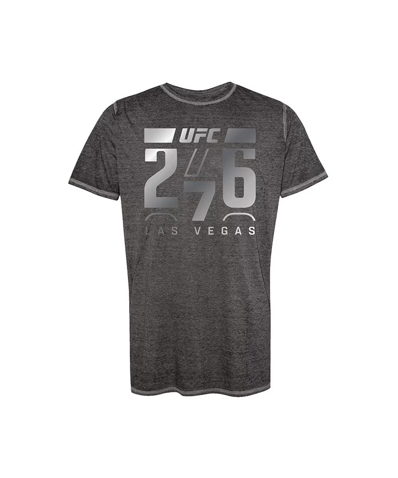 Men's UFC 276 Liquid Silver Logo T-Shirt - Black $6.60 MEN'S