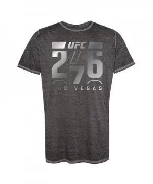 Men's UFC 276 Liquid Silver Logo T-Shirt - Black $6.60 MEN'S