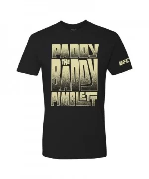 Men's UFC Paddy the Baddy T-Shirt - Black $8.40 MEN'S