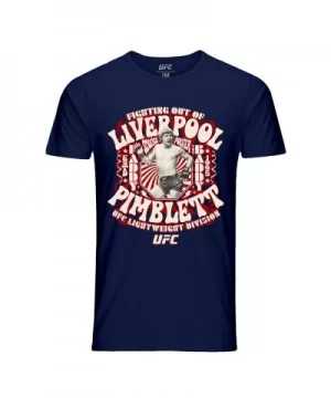 Men's UFC Paddy Pimblett Scouse Power T-Shirt - Navy $9.80 MEN'S