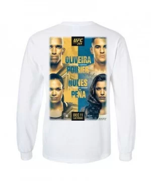 Men's UFC 269 Long Sleeve Event T-Shirt - White $4.68 MEN'S