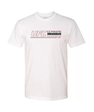 Men's UFC Full Bars T-Shirt - White $9.40 MEN'S