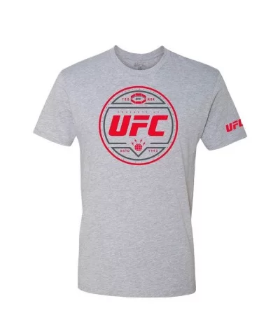 Men's UFC Emblem T-Shirt - Light Grey $7.80 MEN'S