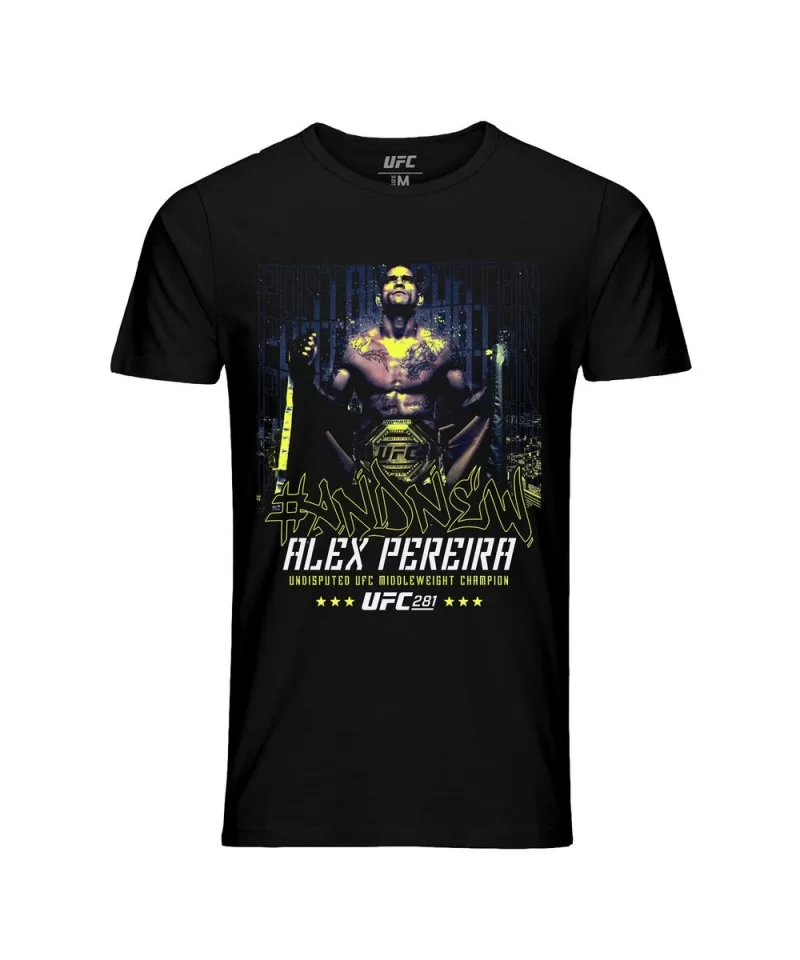 Men's UFC Alex Pereira UFC 281 Champ T-Shirt - Black $13.44 MEN'S